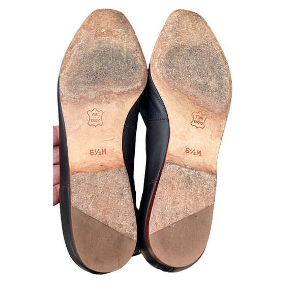 Enzo Angiolini Leather and Leopard Animal Print Loafers - Size 6 1/2 - Picture 5 of 10